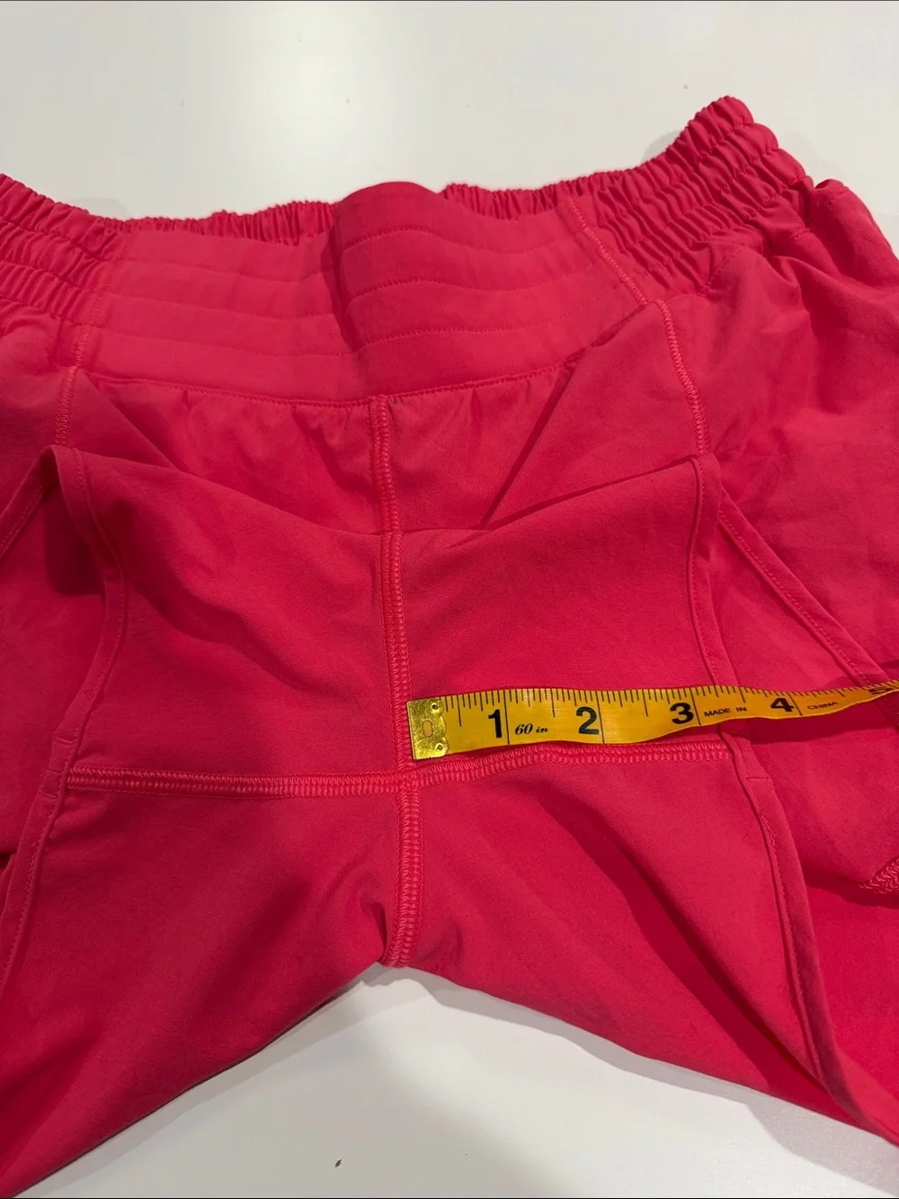 lululemon athletica Women’s Elastic Waist Running Shorts - Hot Pink